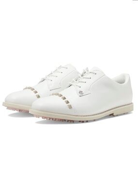 G/FORE Stud Cap Toe Gallivanter Leather Performance Golf Shoes Wmn’s Sz 8.5 NWT
